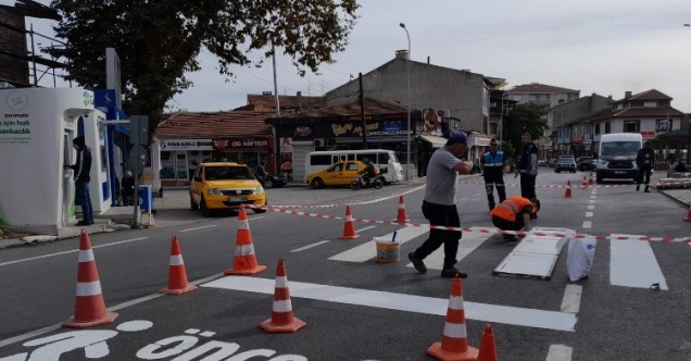 Bilecik Pazayeri'nde 'önce yaya' güvenliği
