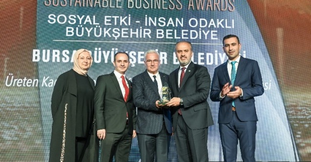 Bursa Büyükşehir'e 'sürdürülebilirlik' ödülü