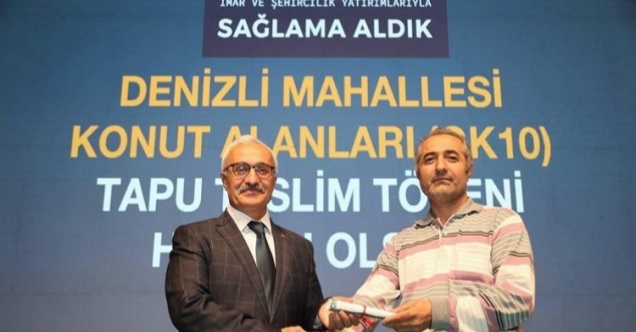Kocaeli Gebze'de bin 683 kişi tapularına kavuştu