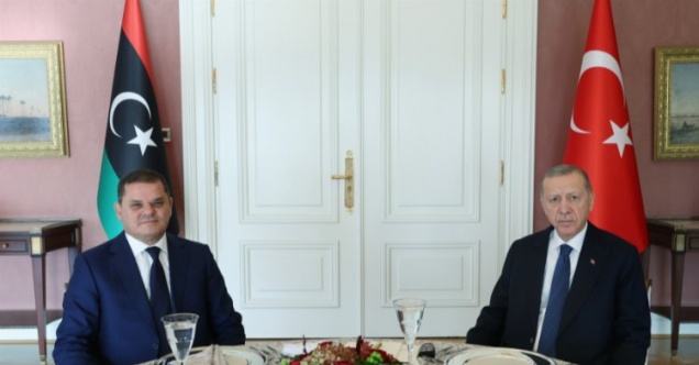 Libya Başbakanı'nı Vahdettin Köşkü'nde ağırladı