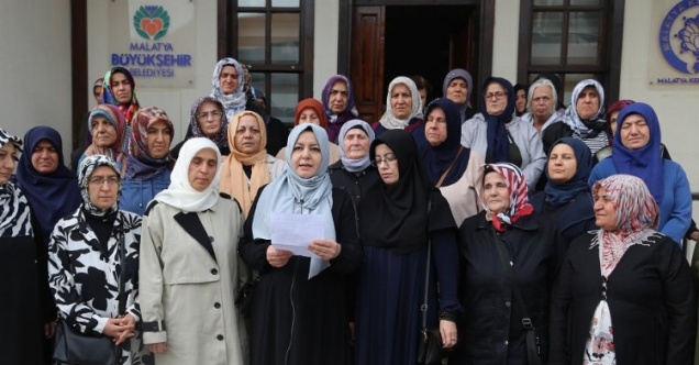 Malatyalı kadınlardan İsrail vahşetine 'dur' çağrısı