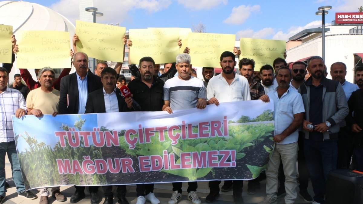 Adıyaman’da tütün üreticileri ‘sahipsiziz’ diyerek meydana indi  - Videolu Haber