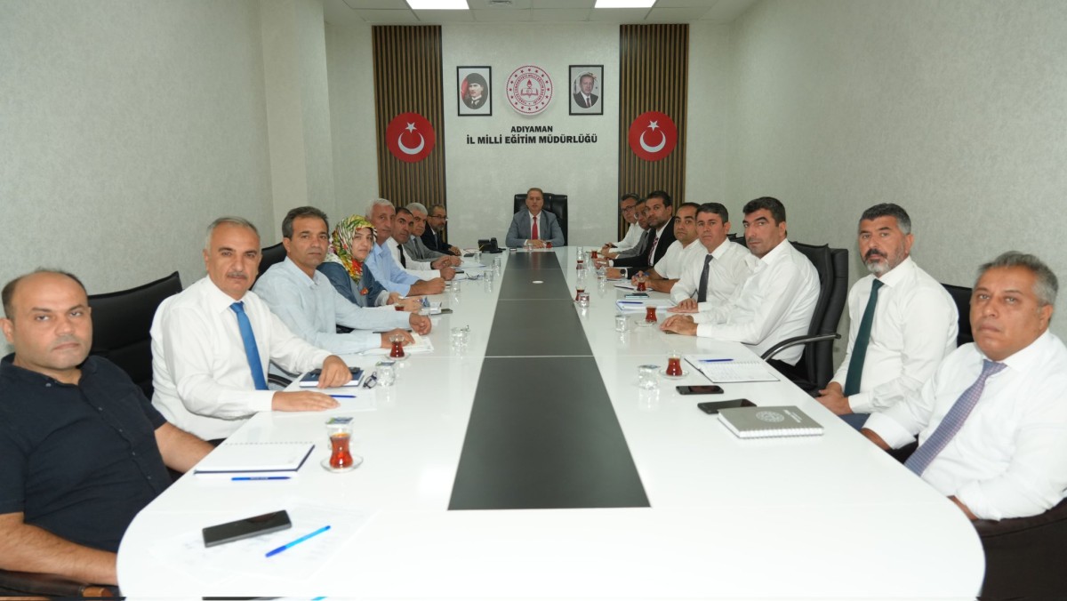 Adıyaman İl Eğitim Müdürlüğü Koordinasyon Toplantısı gerçekleştirildi