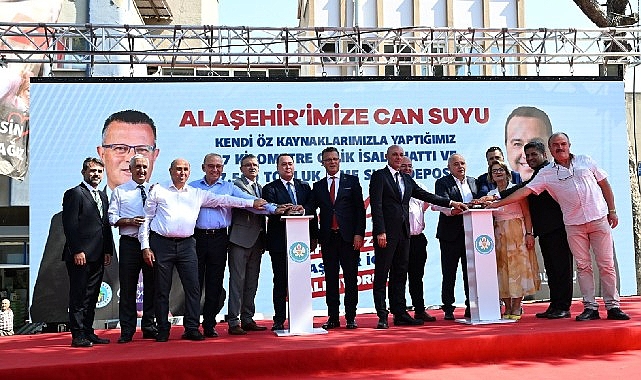 Alaşehir’in Dev Altyapı Yatırımı Tamamlandı