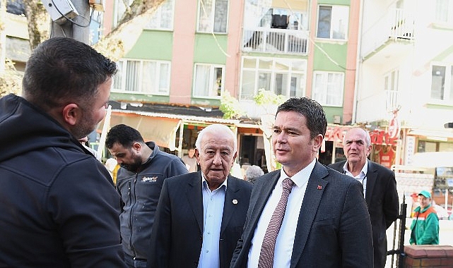 Başkan Aydın’dan Maksem Mahallesini mutlu eden ziyaret