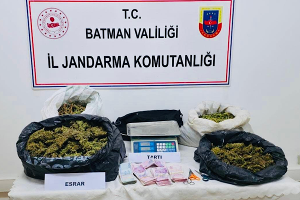 Batman’da uyuşturucu operasyonu