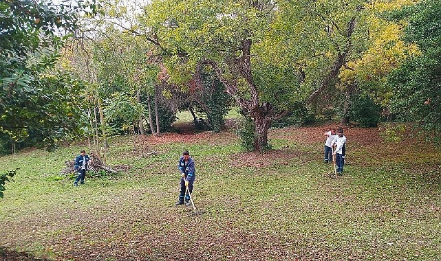 Darıca Millet Bahçesi'nde temizlik seferberliği