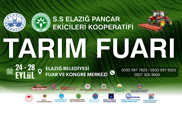 Elazığ Tarım Fuarı açılıyor