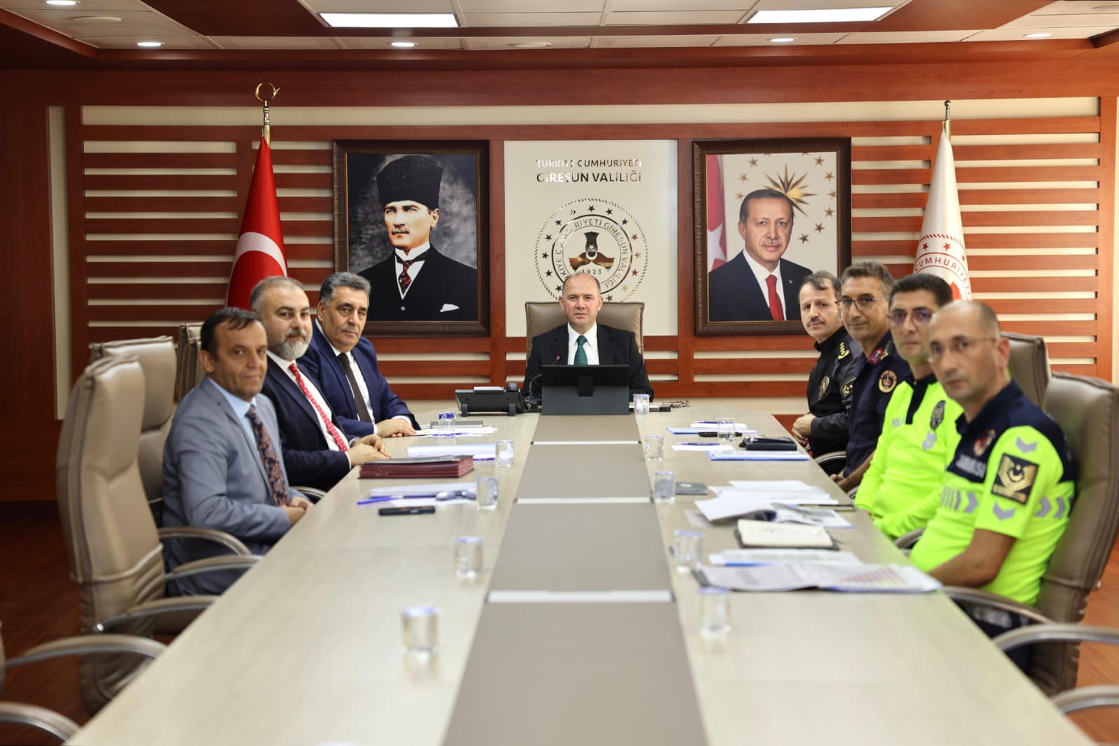 Giresun Valisi Serdengeçti Trafik Güvenliği Toplantısı'na katıldı