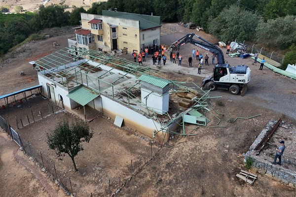 İSKİ, Ömerli Havzası’ndaki kaçak yapılar kaldırdı