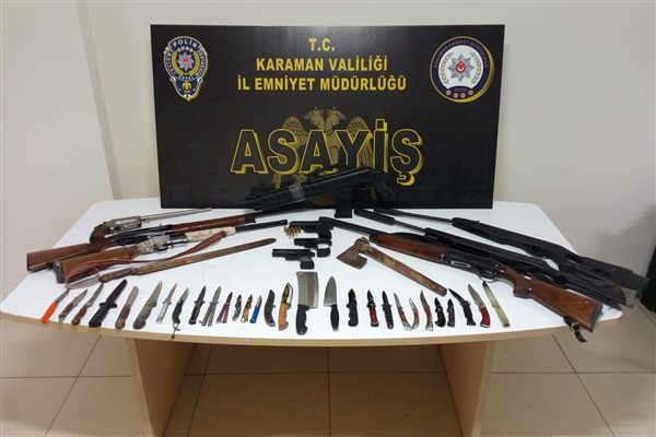 Karaman'da çeşitli suçlardan aranan 9 şahıs yakalandı