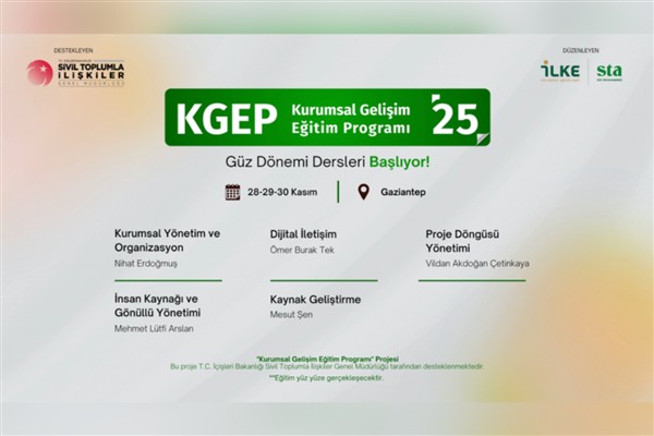 Kurumsal Gelişim Eğitim Programı Gaziantep’te başlıyor