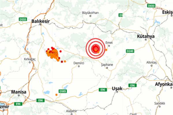 Kütahya'da 5,5 deprem