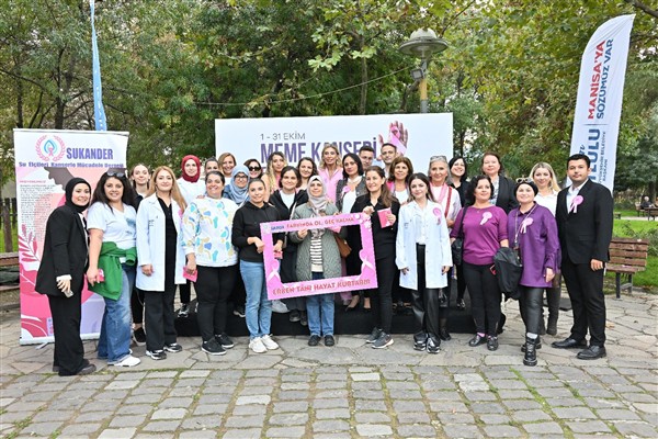 Manisa’da meme kanserine karşı farkındalık etkinliği