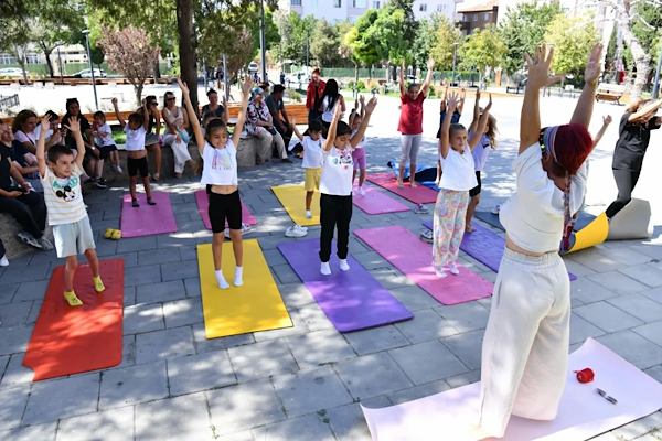 Müze Keşan’da çocuklar yoga atölyesinde buluştu