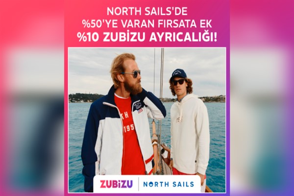 North Sails ZUBİZU’da: Yüzde 10 hediye avantajı