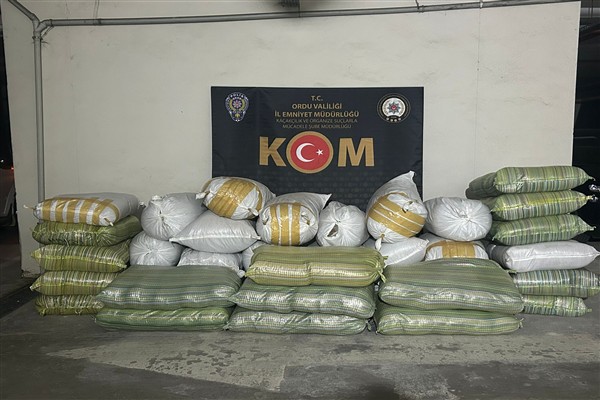 Ordu'da kaçak tütün operasyonu