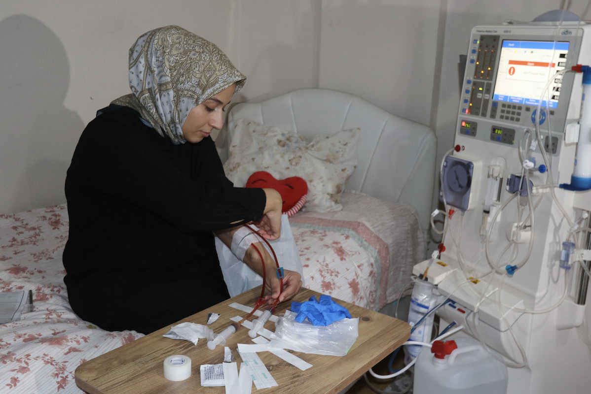 Rize’de evde hemodiyalizle iş hayatına dönüş