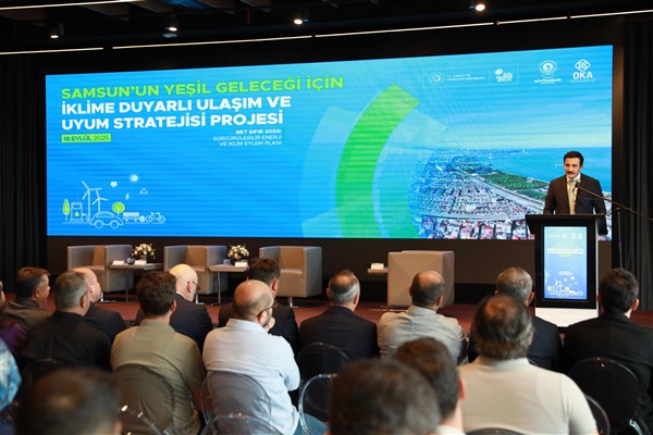 Samsun'un Yeşil Geleceği İçin İklime Duyarlı Ulaşım ve Uyum Planı Projesi tanıtıldı