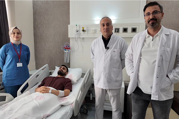 Şanlıurfa’da kalpte doğuştan darlık ilk kez anjiyo ile tedavi edildi