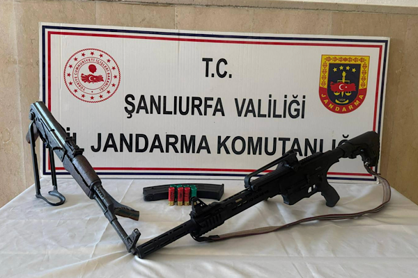Şanlıurfa’da ruhsatsız silah operasyonu