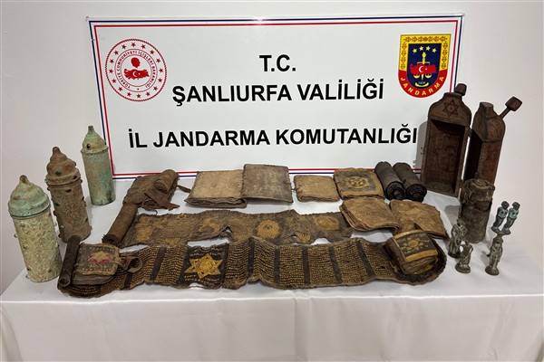 Şanlıurfa'da tarihi eser kaçakçılığı