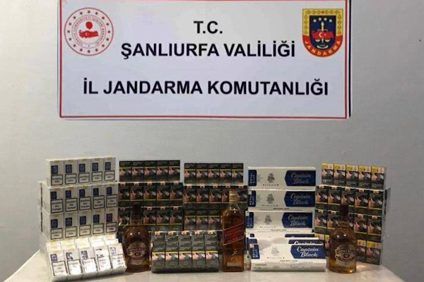 Şanlıurfa’da tütün ve alkol kaçakçılarına yönelik operasyon