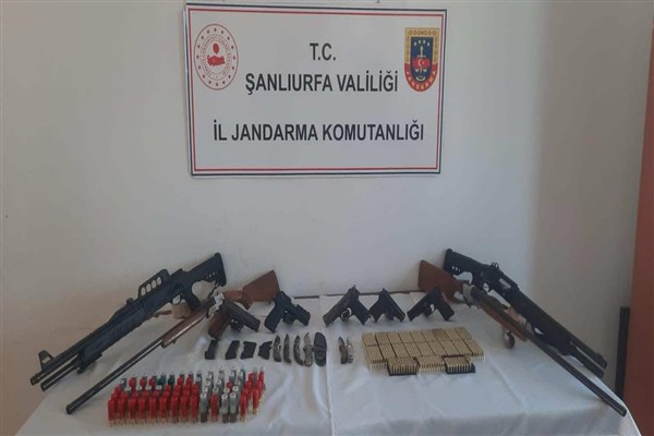 Şanlıurfa'da yasa dışı ve ruhsatsız silahlanma operasyonu