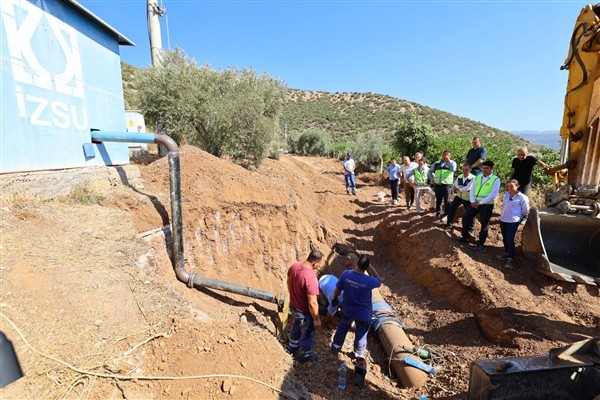 Selçuk'ta içme suyu hattı çalışmaları tamamlandı