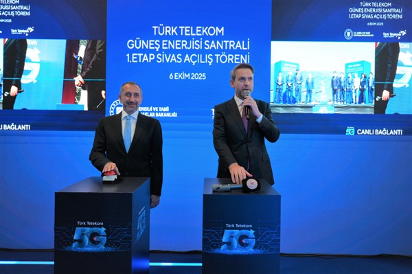 Türk Telekom Sivas’taki dev GES yatırımını ‎ ‎5G ile İstanbul’dan açtı