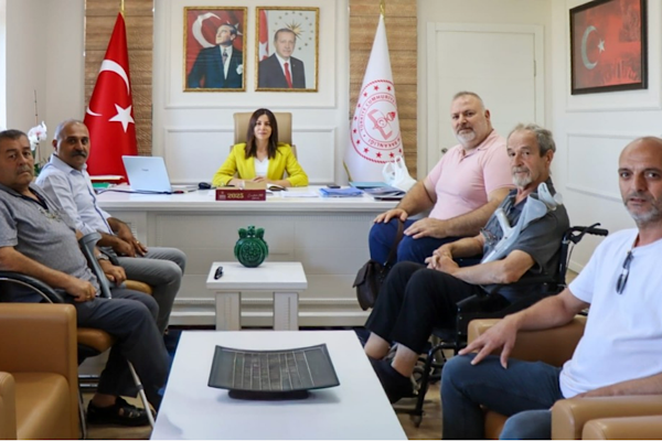 Türkiye Sakatlar Derneği’nden  Çanakkale İl Milli Eğitim Müdürü'ne ziyaret